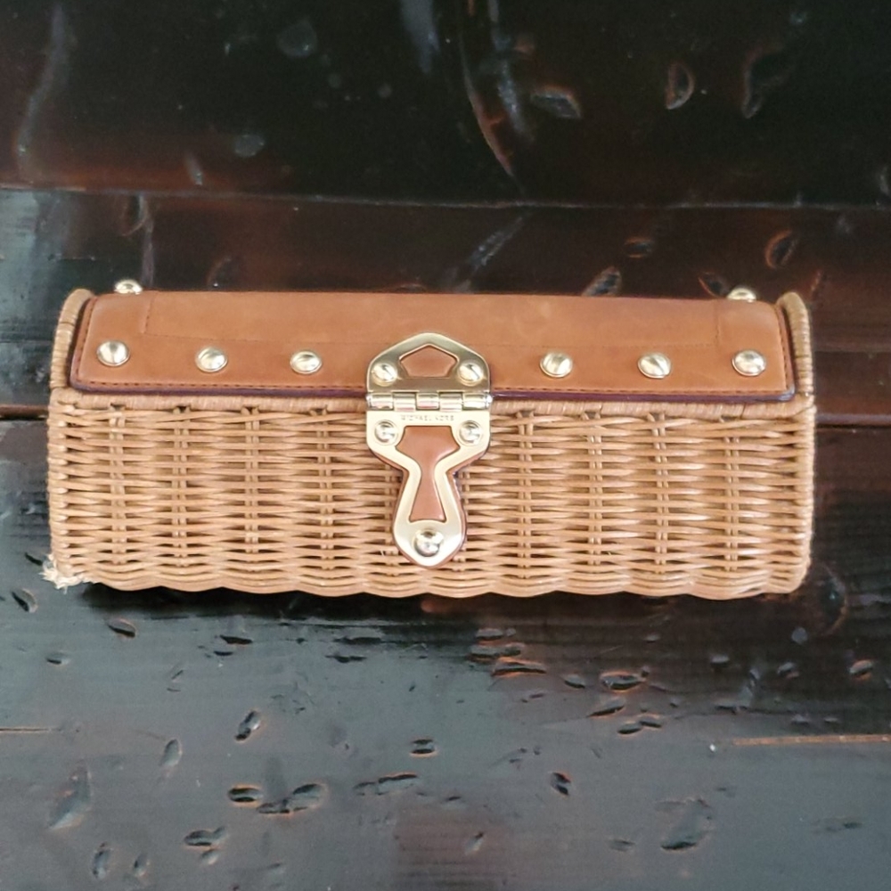 Michael Kors Wicker Clutch